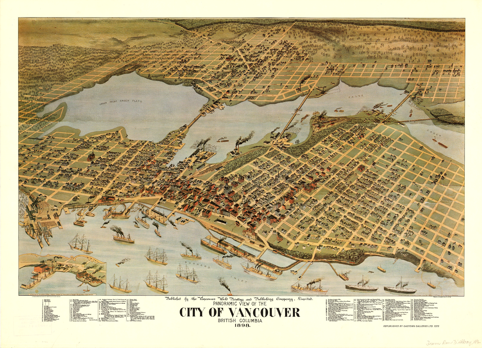 The Squamish village is just visible in the upper right of this map. As may be seen, the land around it was only slowly being urbanized, reflecting the land’s relatively low value.