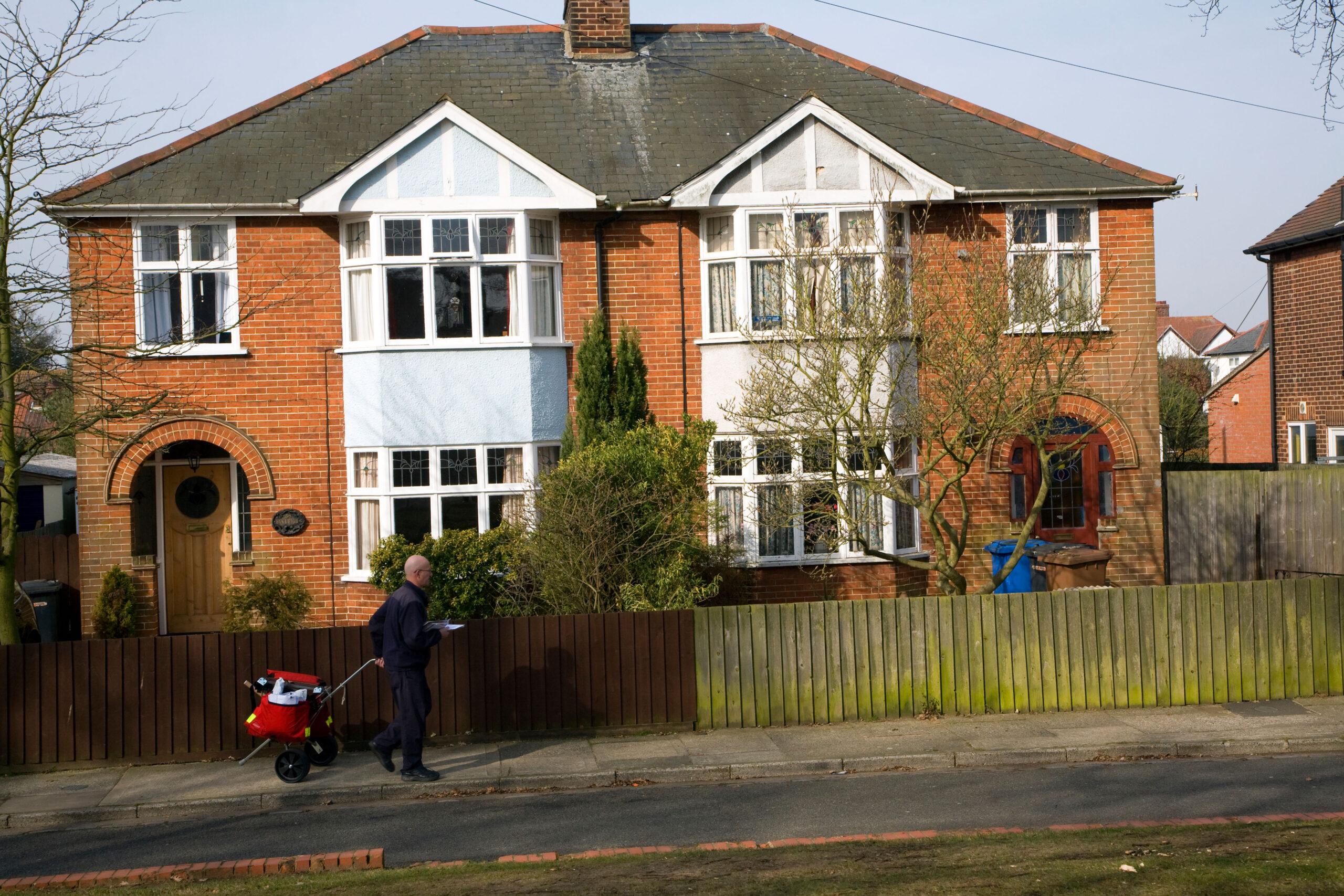 Some 1960s houses and their 1930s equivalent, both in Ipswich.