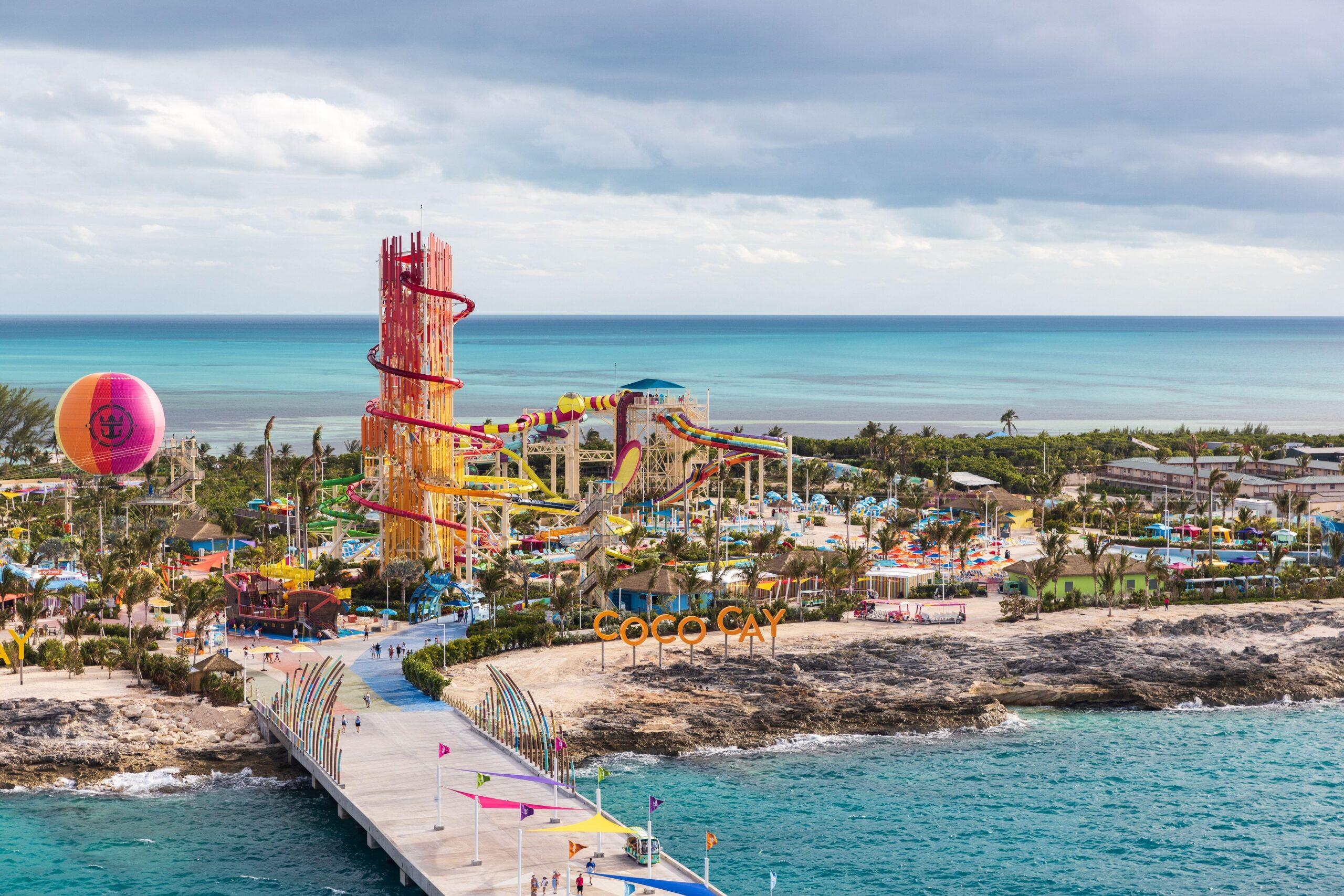 CocoCay island – leased to Royal Caribbean by the Bahamian government.