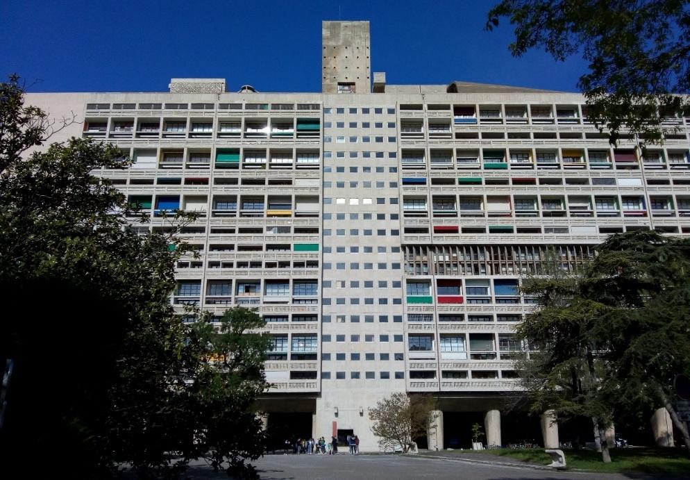 The Unité d’Habitation Marseille – one of Le Corbusier’s ‘machines for living in’.