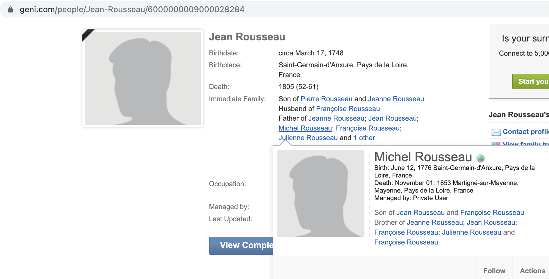 Genealogy of Jean Rousseau (1748–1805) on geni.com